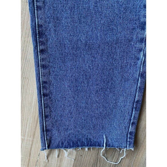 Cotton On Jeans Women’s Sz6 High Waisted 90s Blue Denim Pants Distressed Stretch - Picture 4 of 15